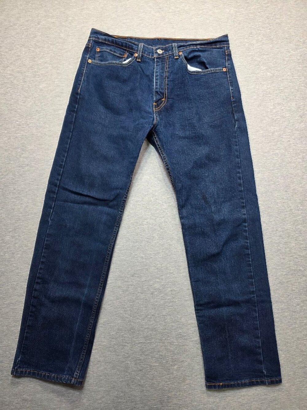 Levi's 505 Regular Fit Jeans Dark Wash Men's W34 L30 Like New